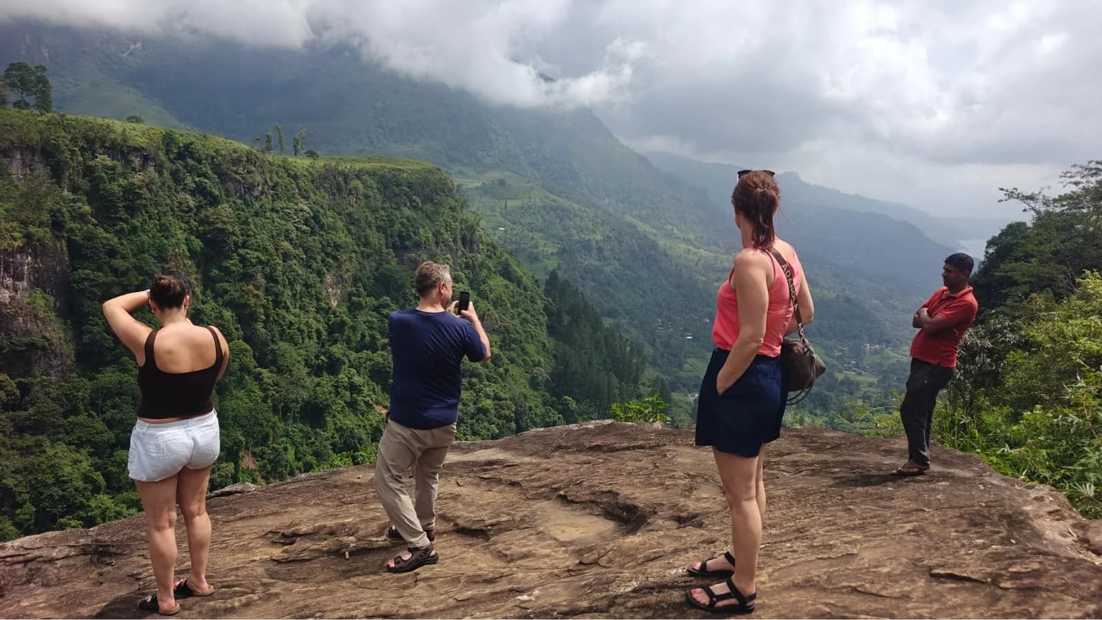 At the Viewpoint, Sri Lankan Highlands
