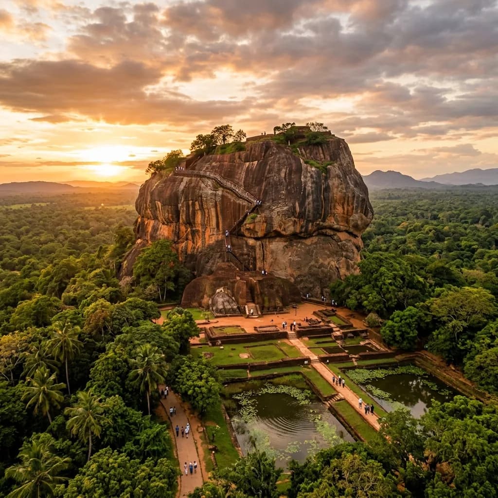 Sigiriya Rock Fortress on a private Sri Lanka cultural tour